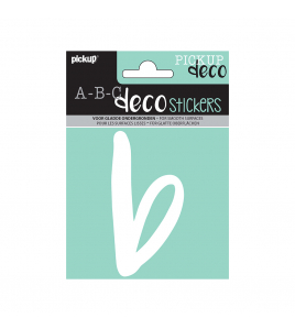 PLAKLETTER ZOE 110 MM WIT B