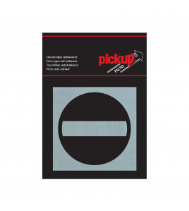 BORD ALULOOK VERBODEN TOEGANG 80X80 MM ZELFKLEVEND