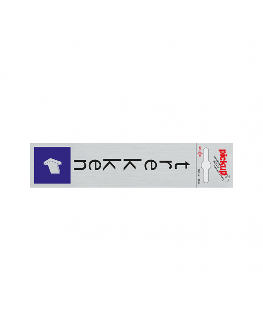 BORD ALULOOK TREKKEN STAAND 165X44 MM ZELFKLEVEND