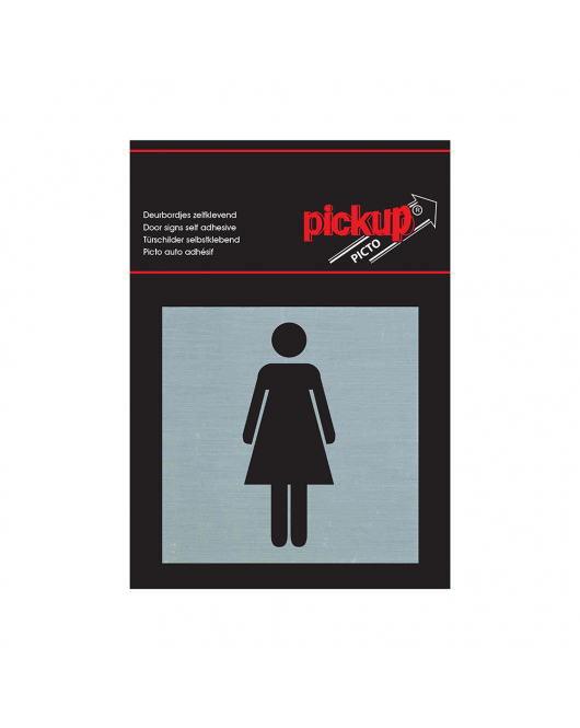 BORD ALULOOK DAMES 80X80 MM ZELFKLEVEND