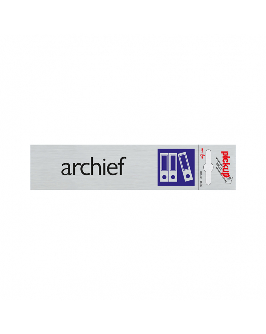 BORD ALULOOK ARCHIEF 165X44 MM ZELFKLEVEND