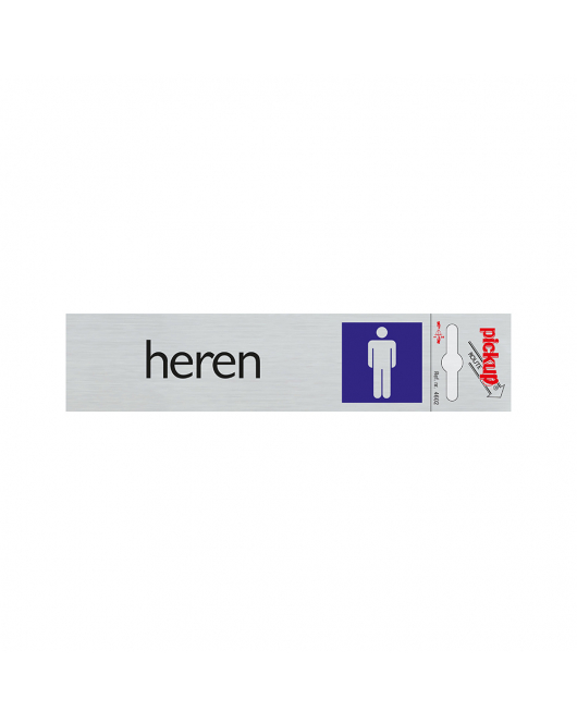 BORD ALULOOK HEREN 165X44 MM ZELFKLEVEND