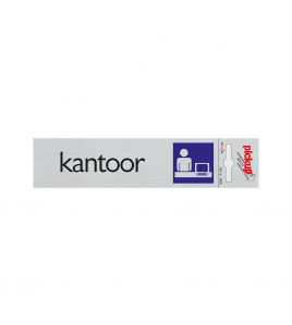 BORD ALULOOK KANTOOR 165X44 MM ZELFKLEVEND