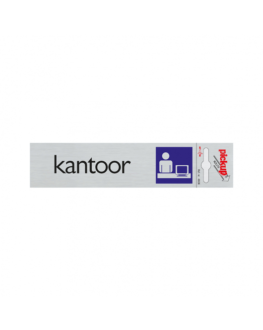 BORD ALULOOK KANTOOR 165X44 MM ZELFKLEVEND