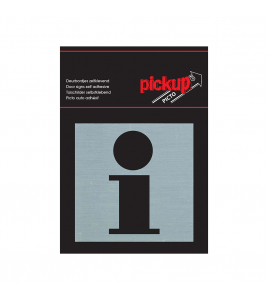 BORD ALULOOK INFORMATIE 80X80 MM ZELFKLEVEND