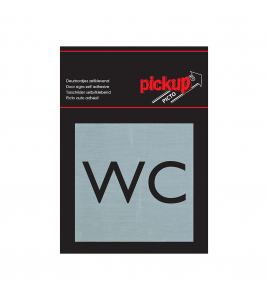 BORD ALULOOK WC 80X80 MM ZELFKLEVEND