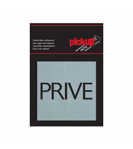 BORD ALULOOK PRIVE 80X80 MM ZELFKLEVEND