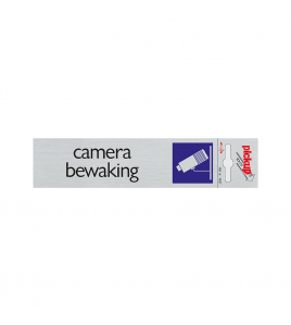 BORD ALULOOK CAMERABEWAKING 165X44 MM ZELFKLEVEND