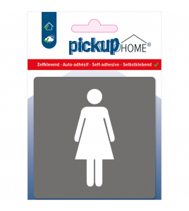 BORD DAMES GRIJS 90X90X3 MM ACRYLAAT