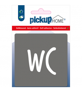 BORD WC GRIJS 90X90X3 MM ACRYLAAT