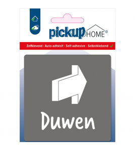 BORD DUWEN GRIJS 90X90X3 MM ACRYLAAT