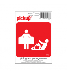 STICKER BLUSDEKEN 100X100 MM