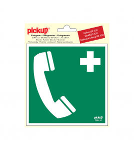 STICKER TELEFOON VOOR REDDING/1E HULP 150X150 MM