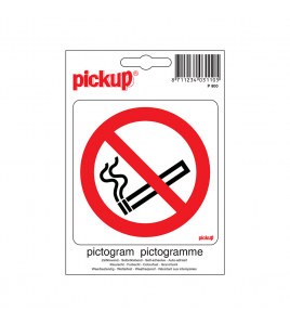 STICKER VERBODEN TE ROKEN 100X100 MM