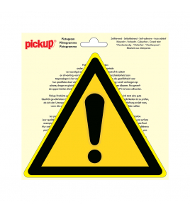 STICKER GEVAAR 200 MM DRIEHOEK