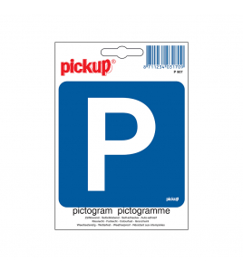 STICKER P PARKEREN 100X100 MM