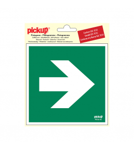 STICKER RICHTINGSPIJL 90 150X150 MM