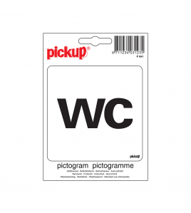 STICKER WC 100X100 MM