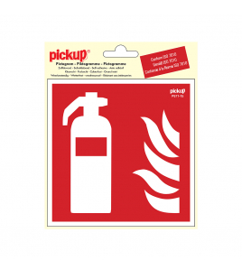 STICKER BRANDBLUSSER 150X150 MM