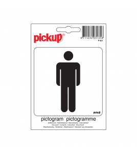 STICKER HEREN 100X100 MM