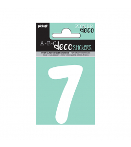 PLAKCIJFER EMMA 70 MM WIT 7