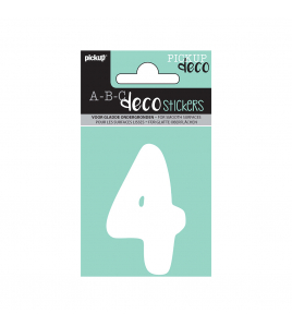 PLAKCIJFER EMMA 70 MM WIT 4