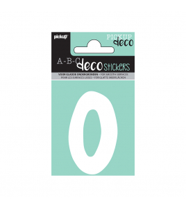 PLAKCIJFER EMMA 70 MM WIT 0