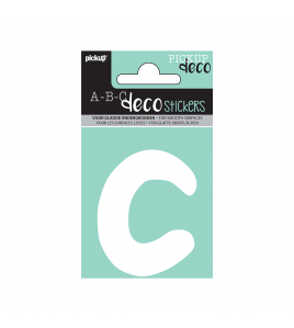 PLAKLETTER EMMA 70 MM WIT C