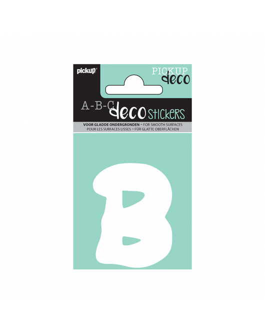 PLAKLETTER EMMA 70 MM WIT B