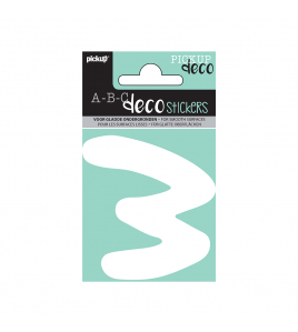 PLAKLETTER EMMA 70 MM WIT W