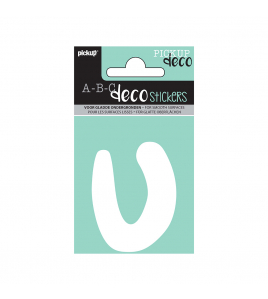 PLAKLETTER EMMA 70 MM WIT U