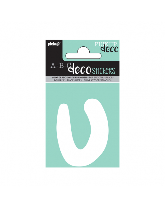 PLAKLETTER EMMA 70 MM WIT U