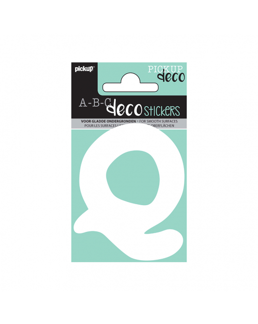 PLAKLETTER EMMA 70 MM WIT Q