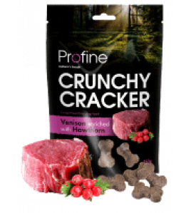 PROFINE CRUNCHY CRACKER VENISON ENRICHED WITH HAWTHORN 150GR