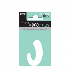 PLAKLETTER EMMA 70 MM WIT J