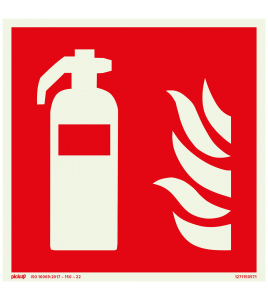 BORD BRANDBLUSSER FTLM 150X150 MM ZELFKLEVEND