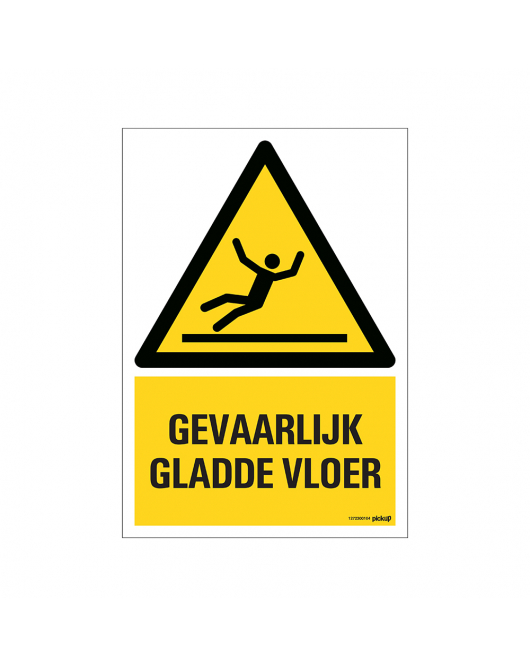 BORD GEVAARLIJK GLADDE VLOER 230X330 MM