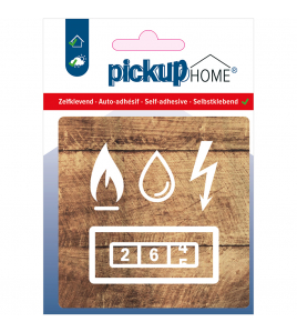 BORD METERKAST HOUTLOOK 90X90X3 MM ACRYLAAT