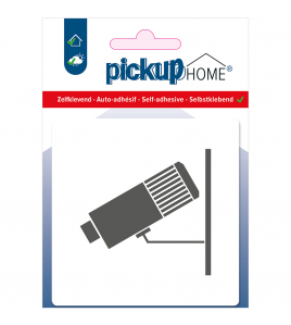 BORD CAMERABEWAKING WIT 90X90X3 MM ACRYLAAT