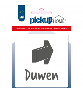 BORD DUWEN WIT 90X90X3 MM ACRYLAAT