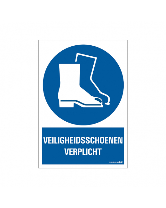 BORD VEILIGHEIDSSCHOENEN VERPLICHT 230X330 MM