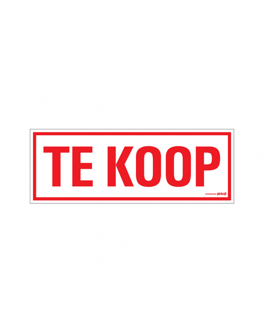 BORD TE KOOP 330X120 MM