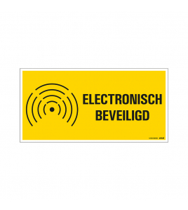 BORD ELECTRONISCH BEVEILIGD 150X300 MM