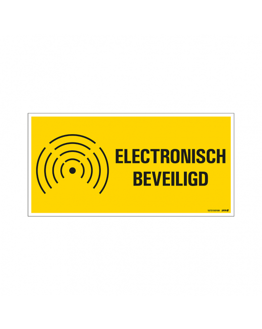 BORD ELECTRONISCH BEVEILIGD 150X300 MM