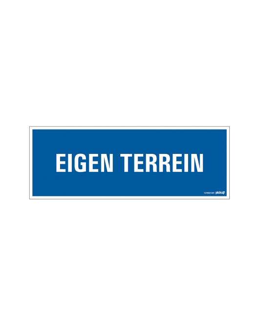 BORD EIGEN TERREIN 330X120 MM