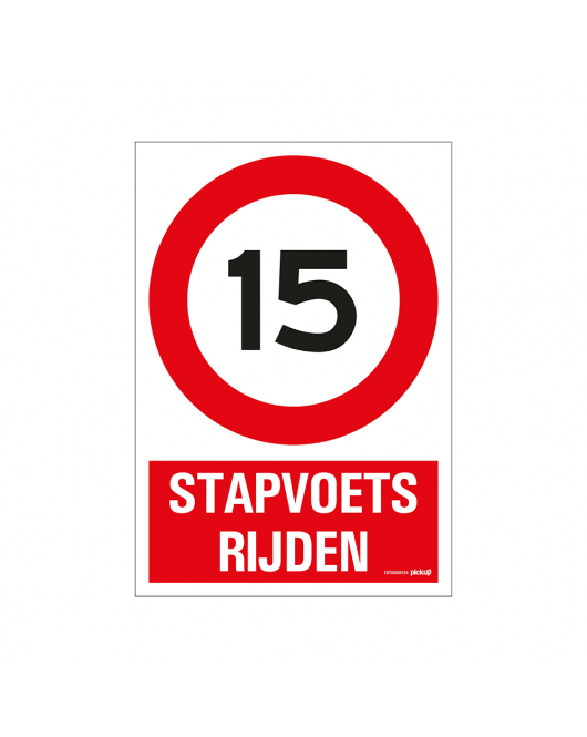 BORD STAPVOETS RIJDEN 230X330 MM
