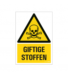 BORD GIFTIGE STOFFEN 230X330 MM