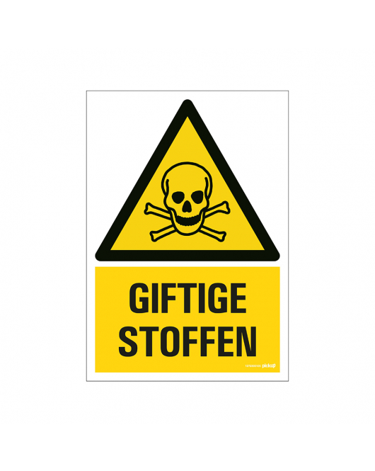 BORD GIFTIGE STOFFEN 230X330 MM