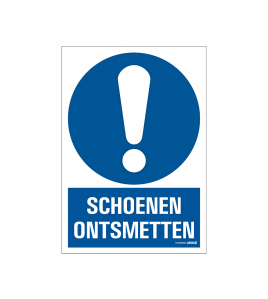 BORD SCHOENEN ONTSMETTEN 230X330 MM