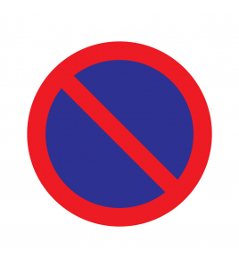 BORD PARKEERVERBOD 180 MM ROND